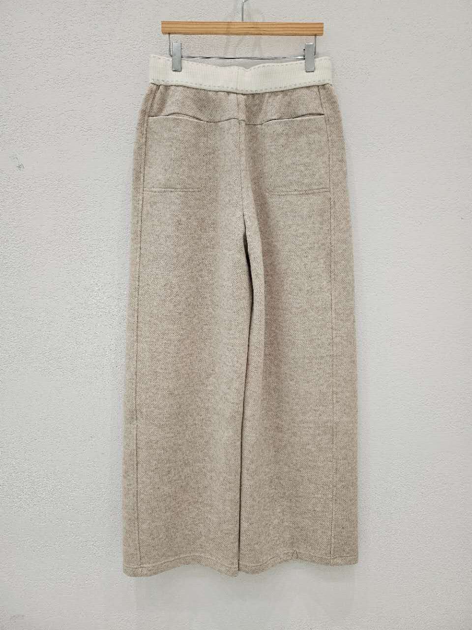 B29.星星家保暖針織斜紋毛呢長褲