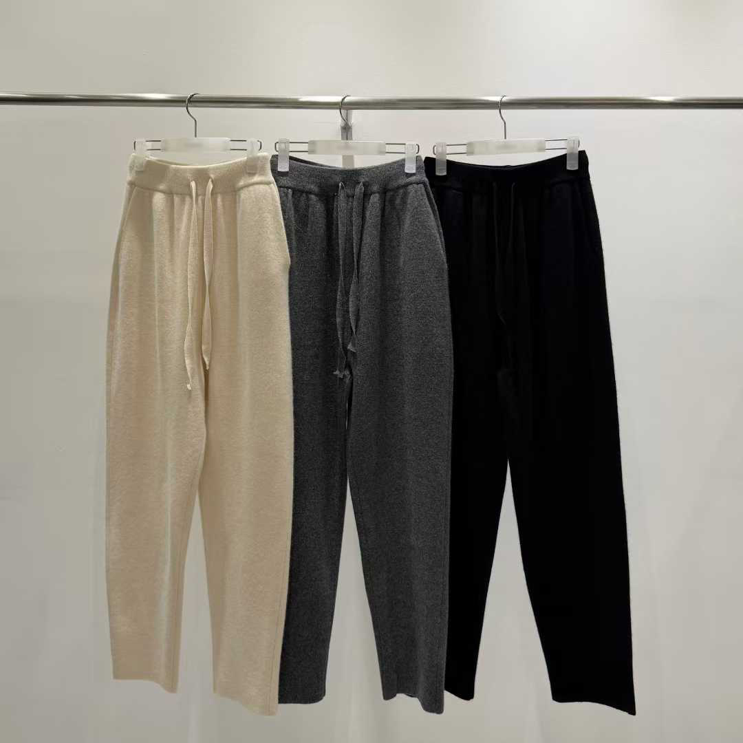 B80.質感家溫暖繭型羊毛長褲