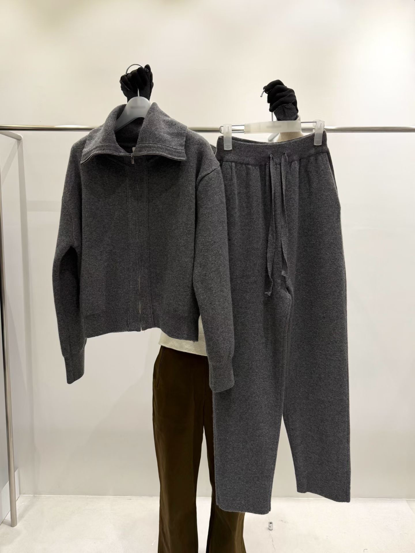 B80.質感家溫暖繭型羊毛長褲