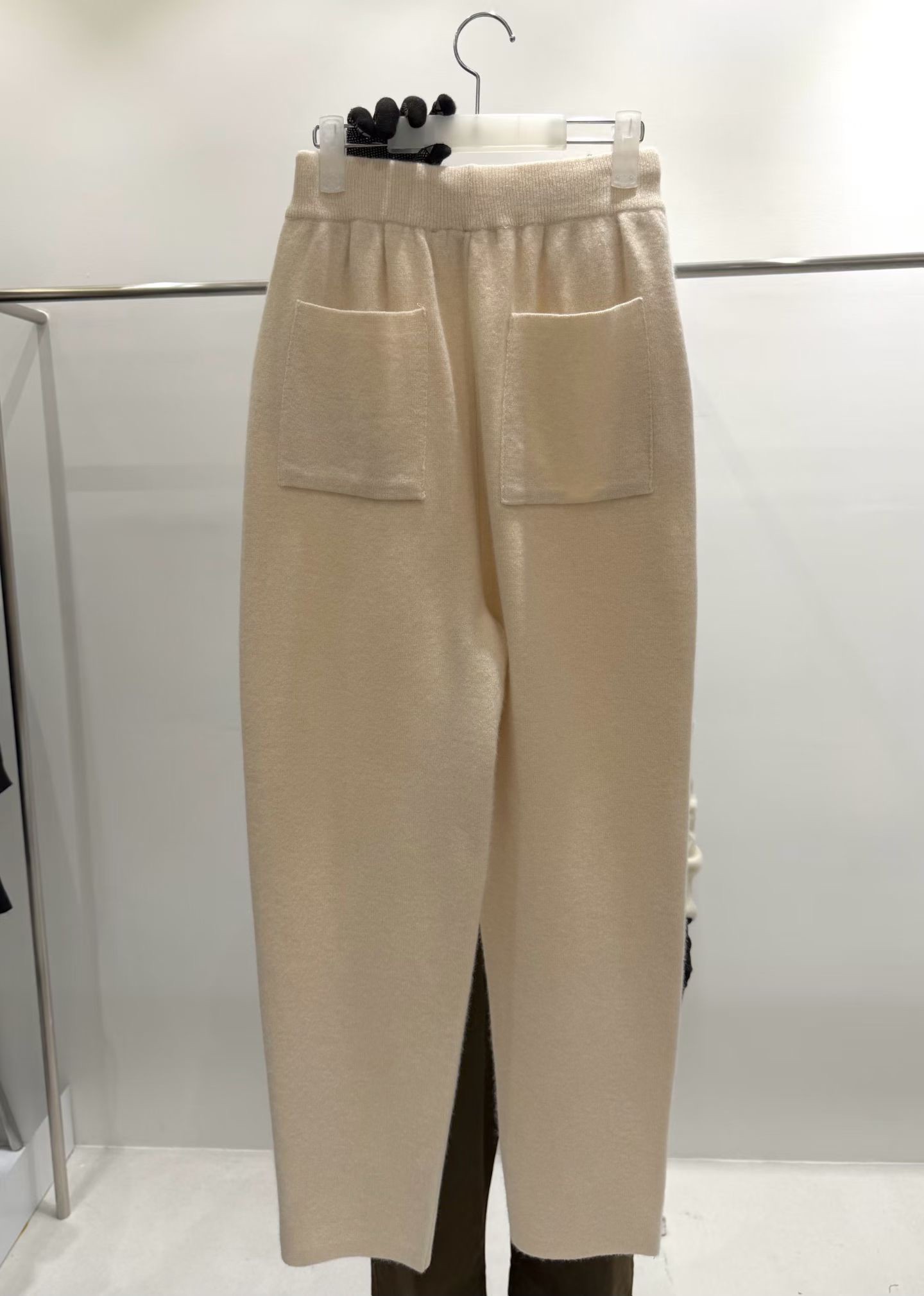 B80.質感家溫暖繭型羊毛長褲