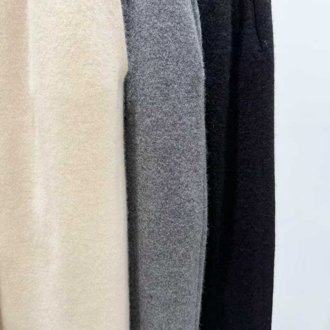 B80.質感家溫暖繭型羊毛長褲