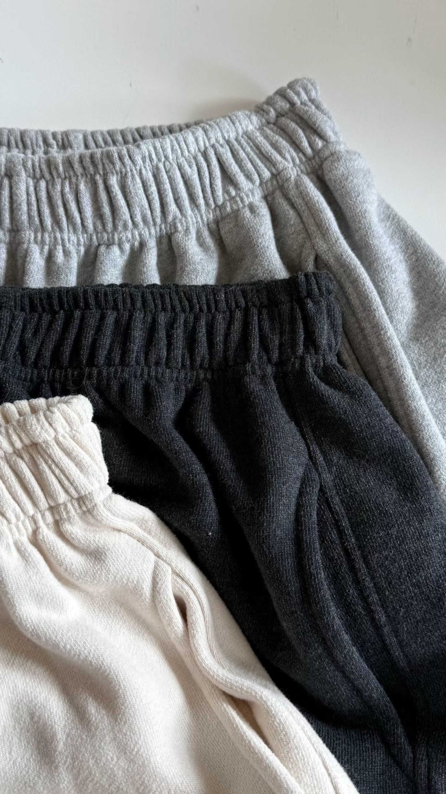 B46.瘦瘦歐膩舒適鬆緊絨毛休閒褲