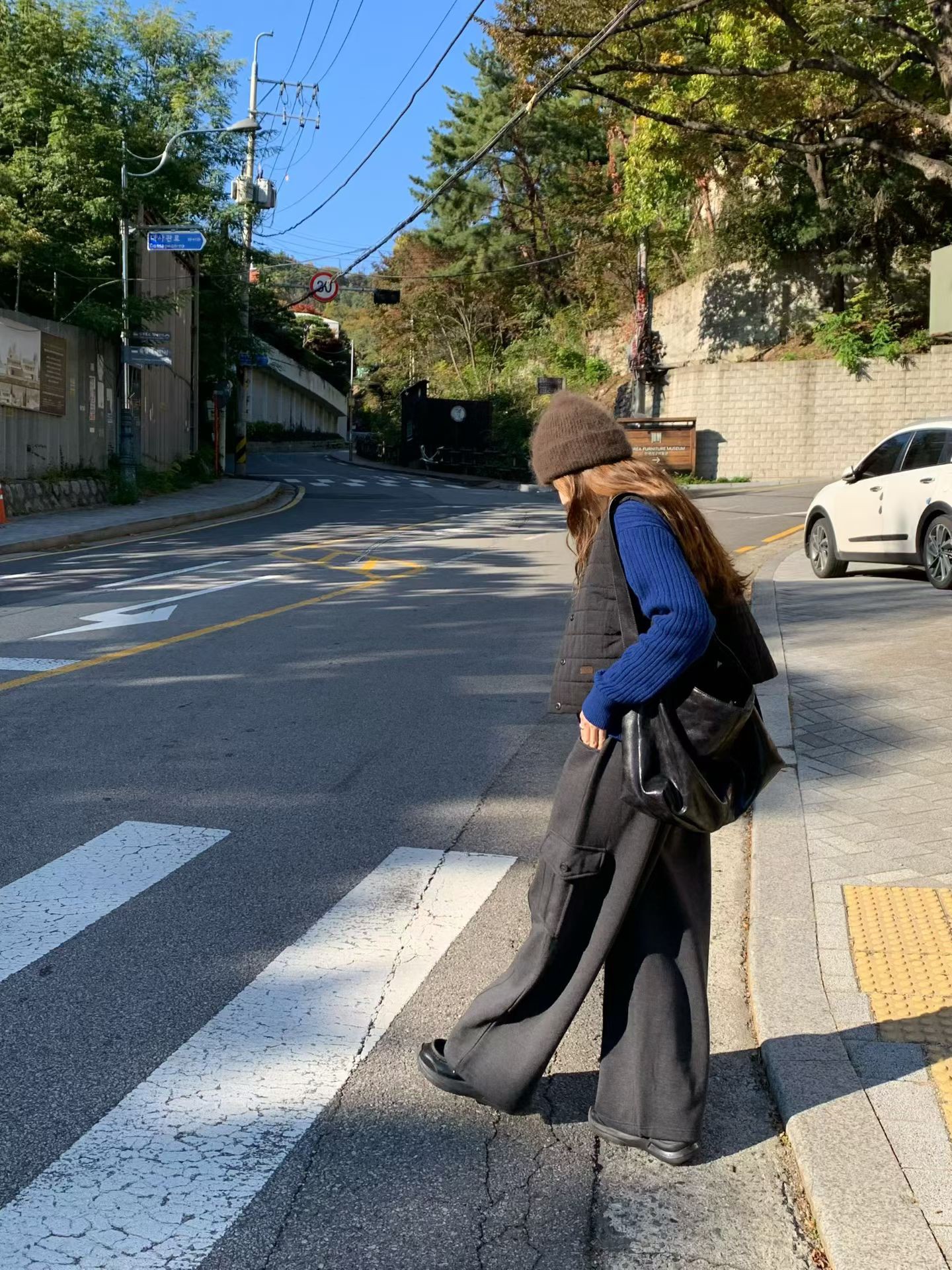 A64.節慶氛圍縮口工裝棉褲