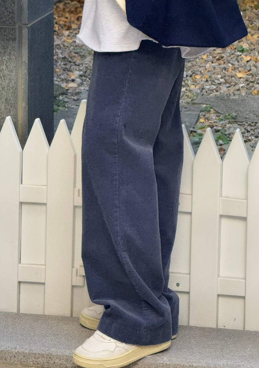 B09.藍莓可可彈性燈心絨長褲