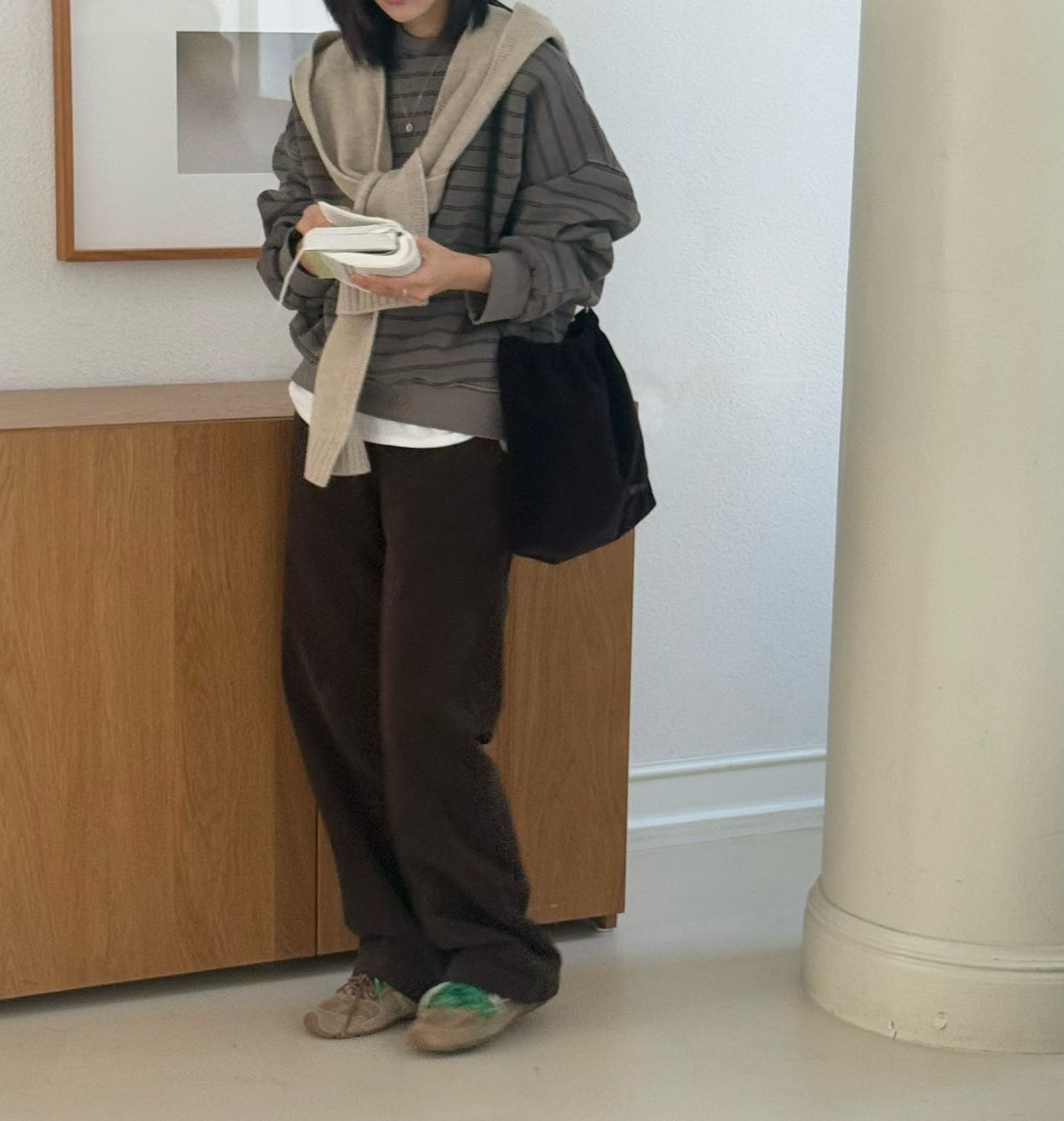 B09.藍莓可可彈性燈心絨長褲