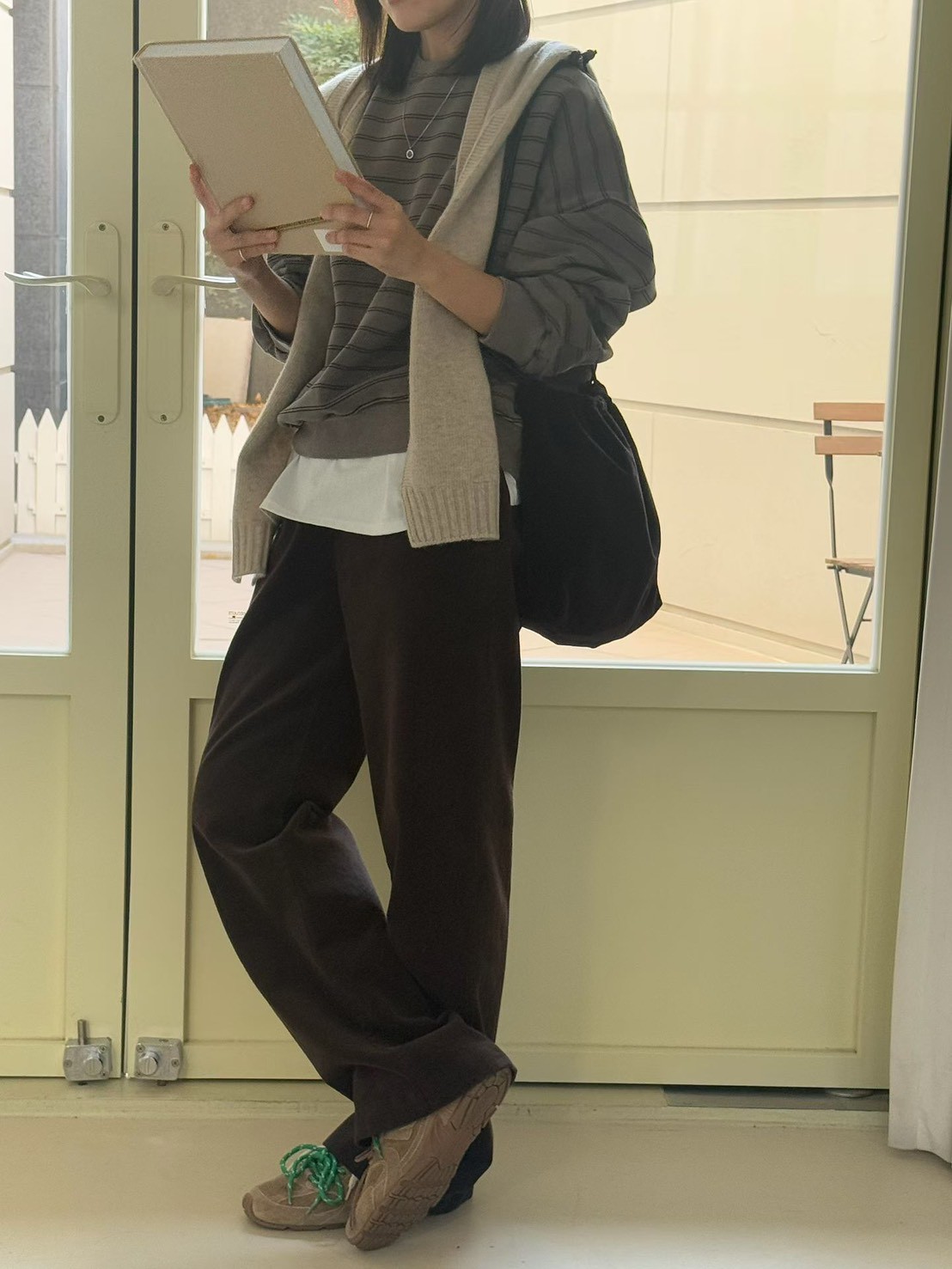 B09.藍莓可可彈性燈心絨長褲