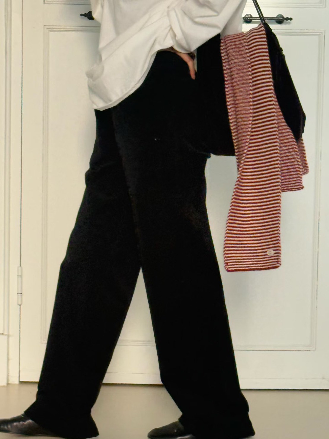 B09.藍莓可可彈性燈心絨長褲