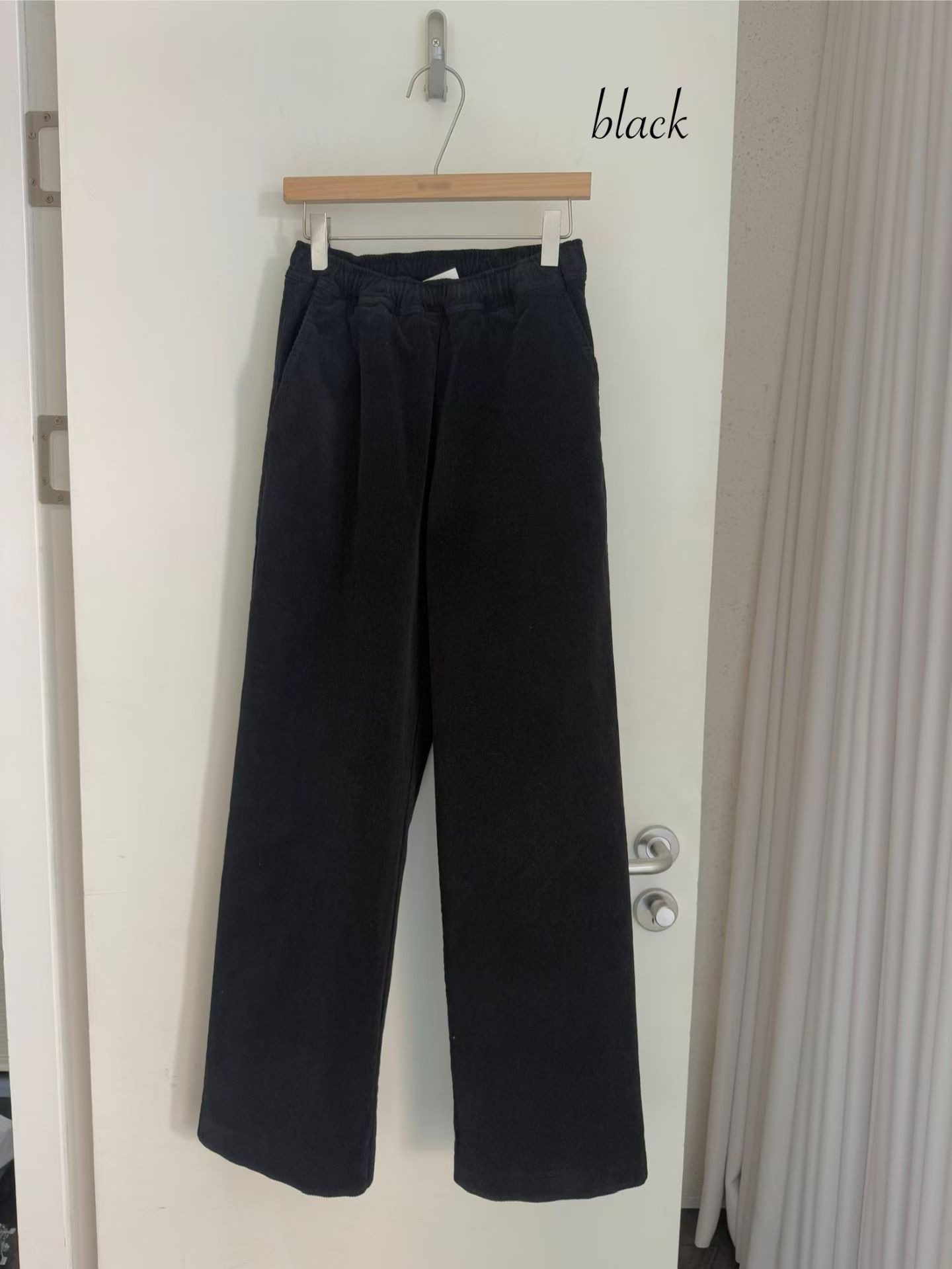 B09.藍莓可可彈性燈心絨長褲