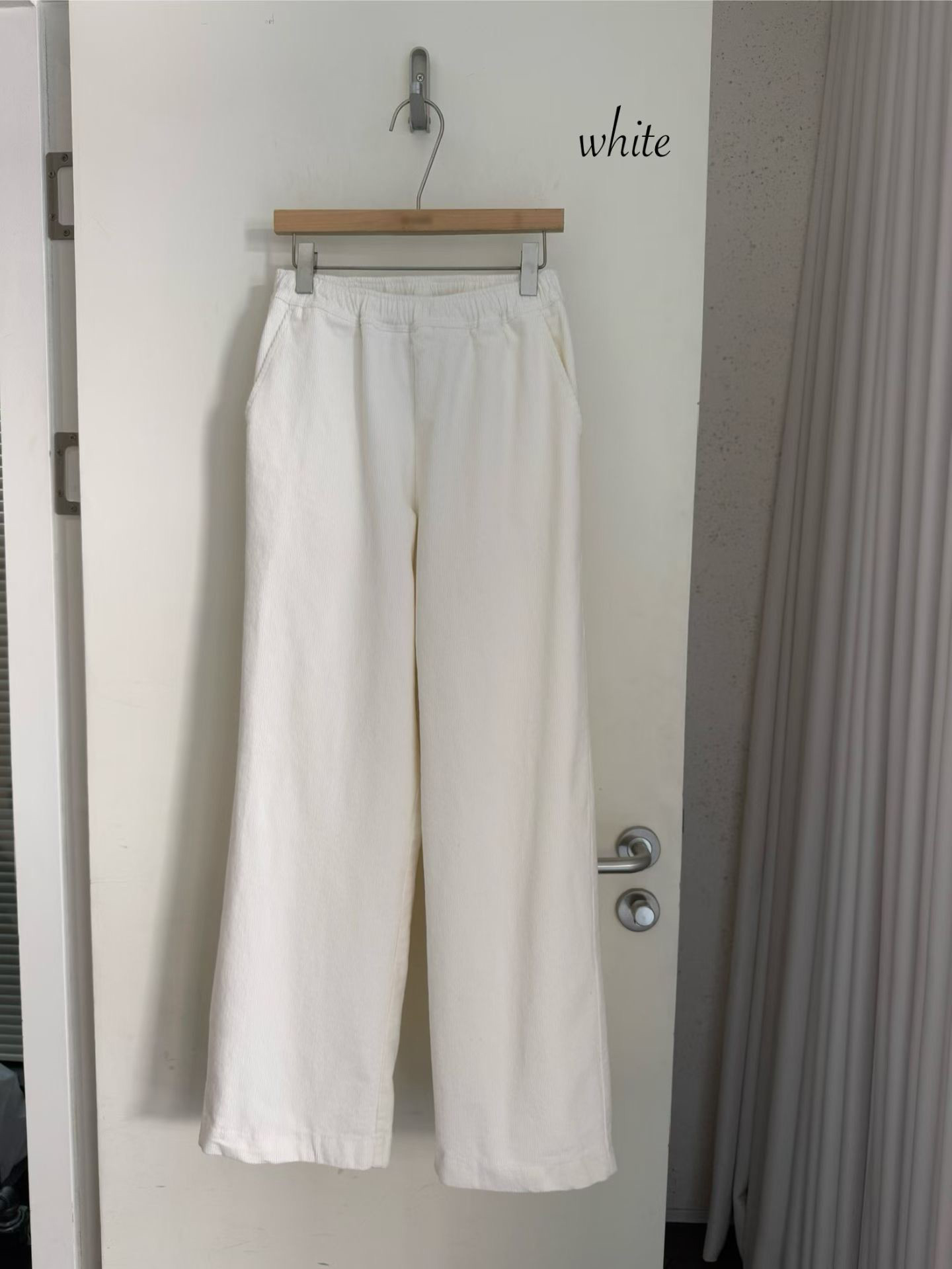 B09.藍莓可可彈性燈心絨長褲