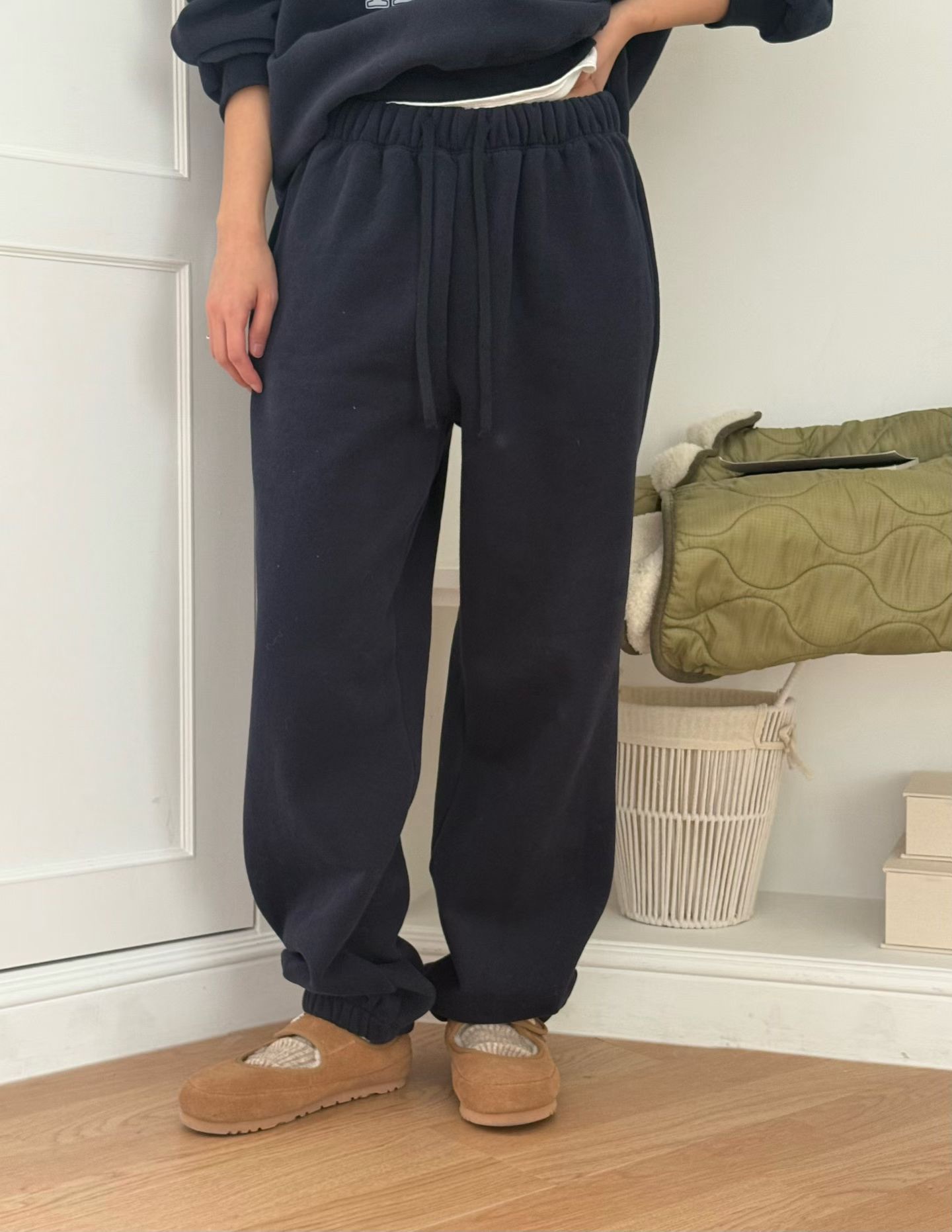 B22.冬季輕鬆好活動縮口棉褲