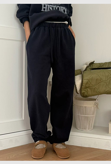 B22.冬季輕鬆好活動縮口棉褲