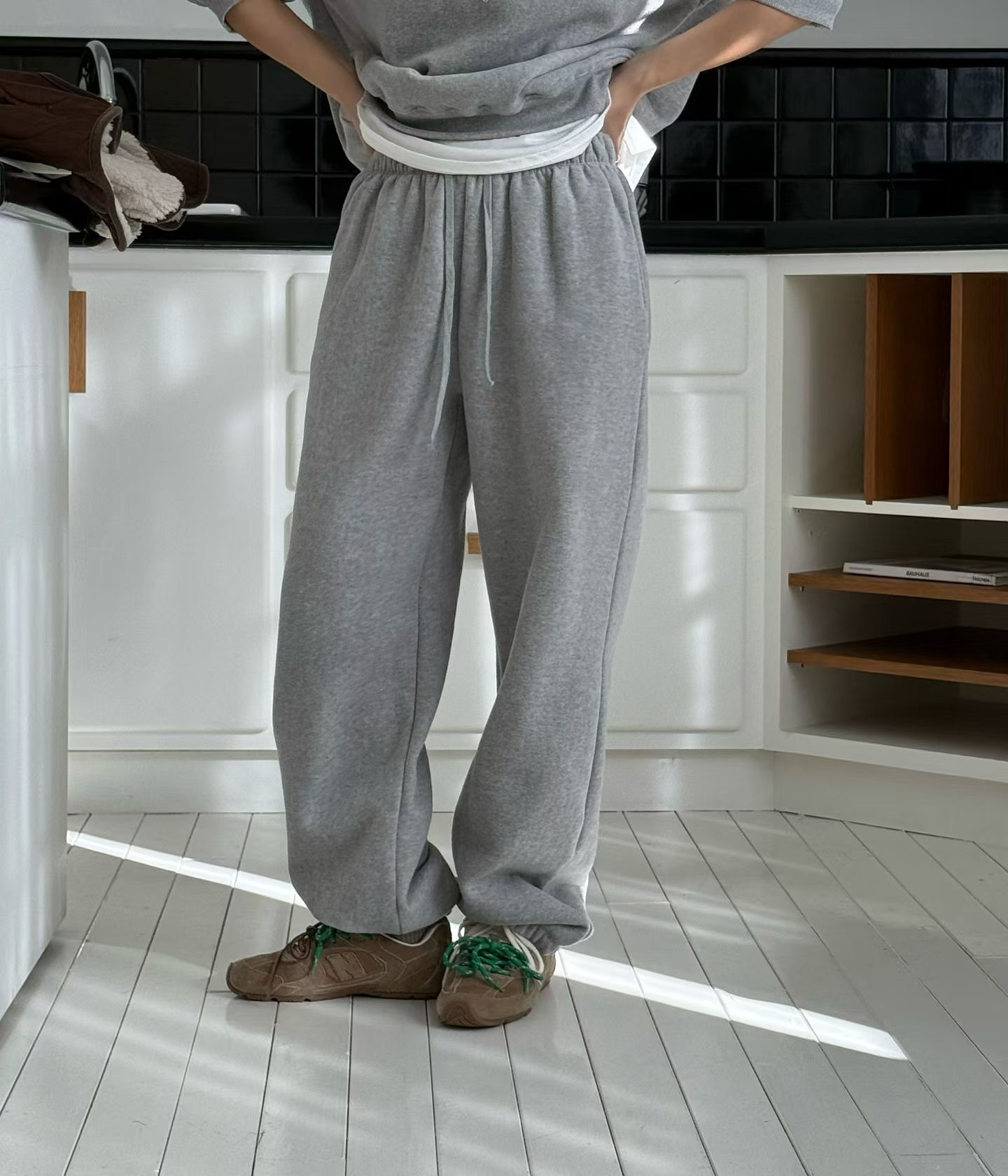 B22.冬季輕鬆好活動縮口棉褲