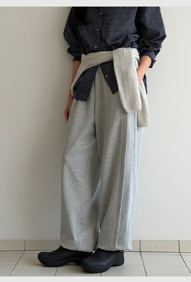 B24.瘦瘦歐膩側立體包邊造型兩穿縮口褲