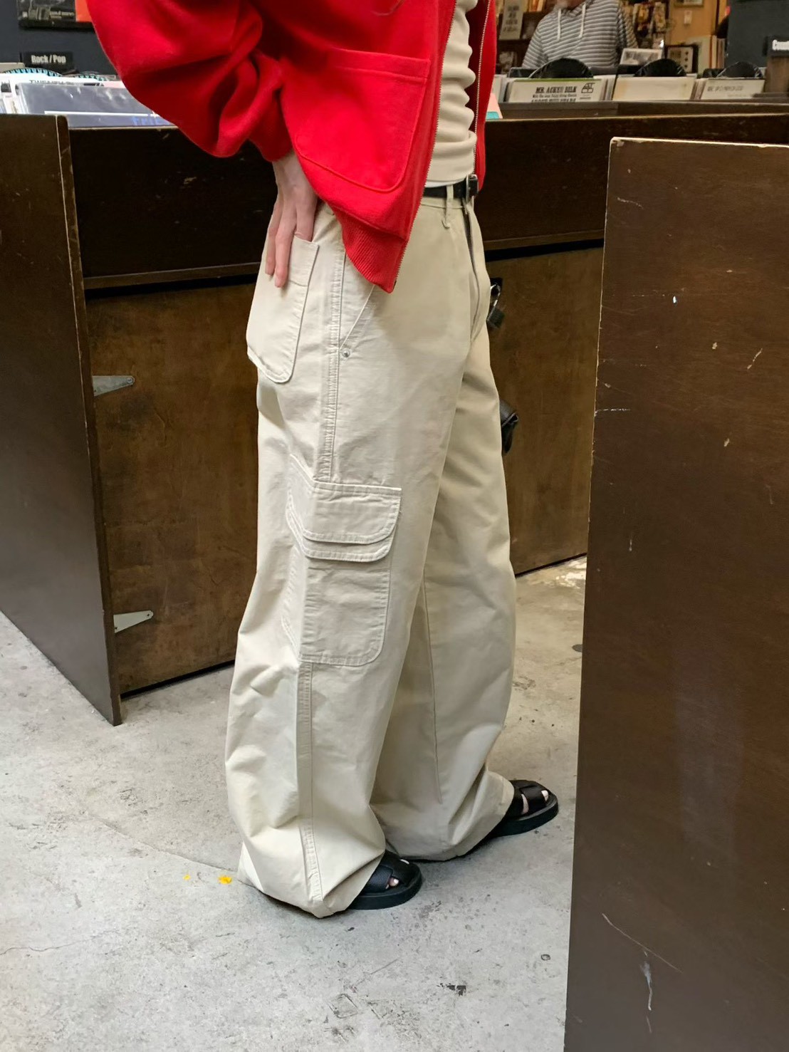 B62.造型單側大口袋休閒褲