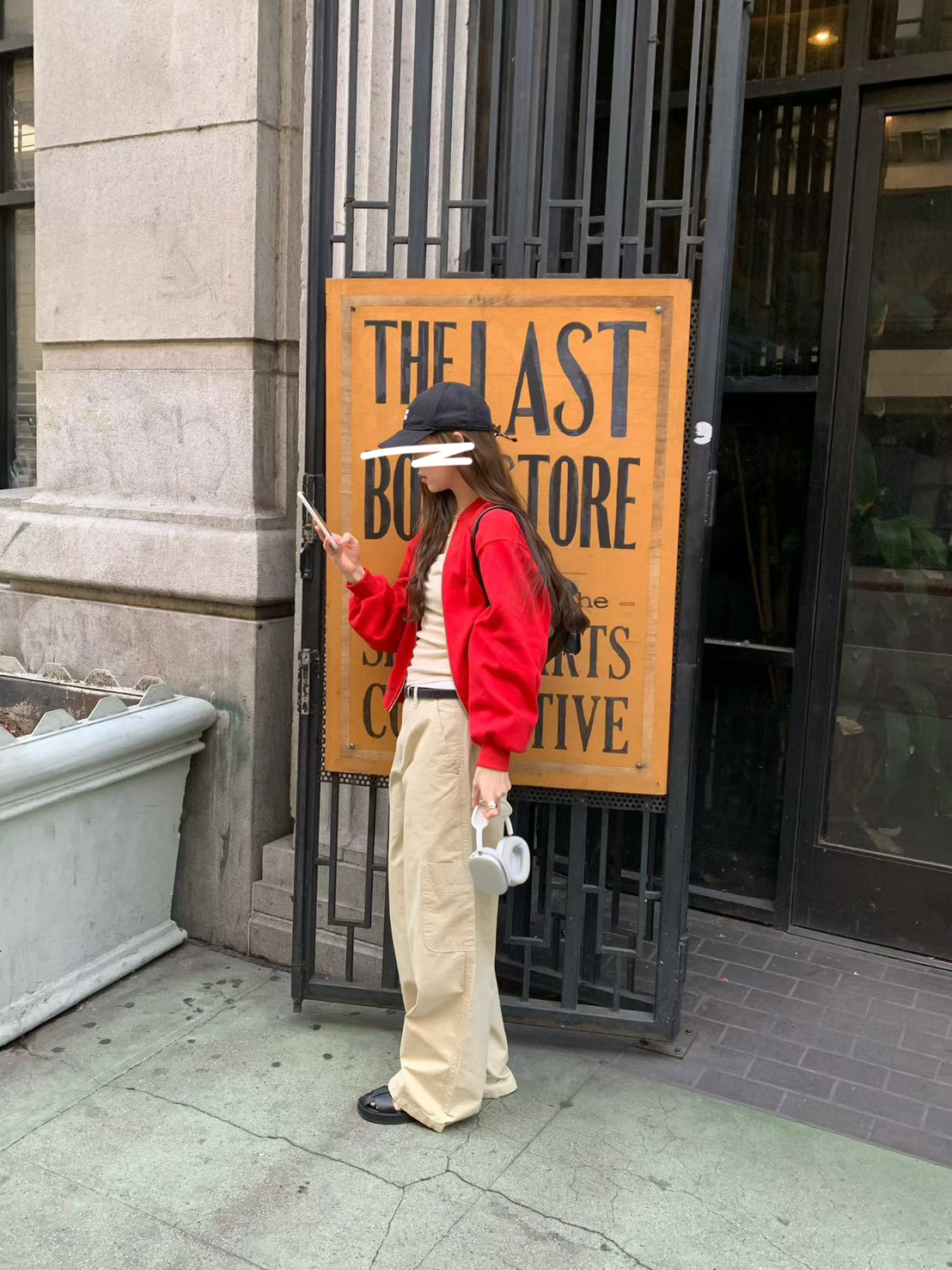 B62.造型單側大口袋休閒褲