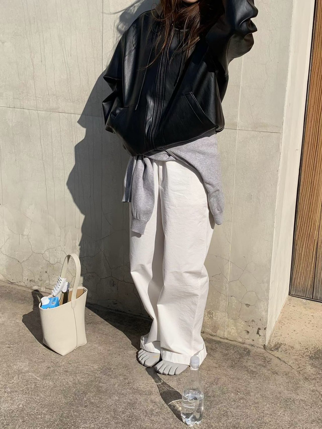 A06.纖瘦家春日抽繩休閒褲