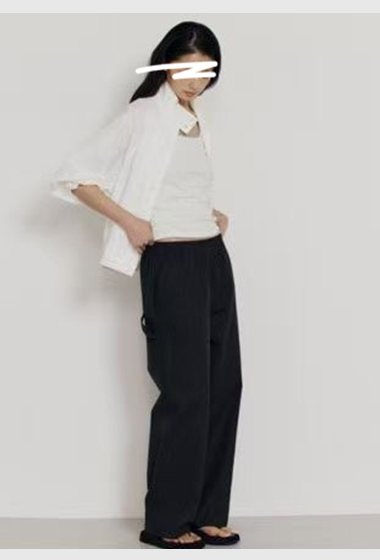 A59.瘦瘦歐膩輕鬆藏肉休閒褲