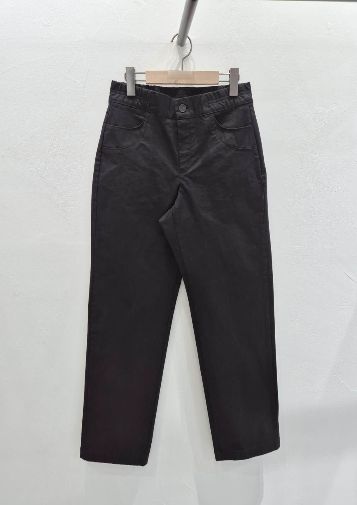 A56.水洗褲家雙圓弧口袋休閒褲