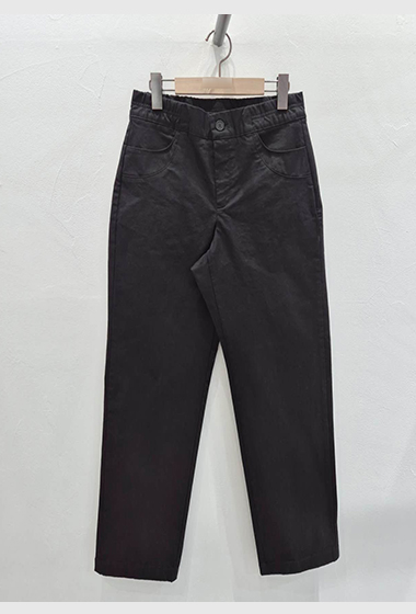 A56.水洗褲家雙圓弧口袋休閒褲