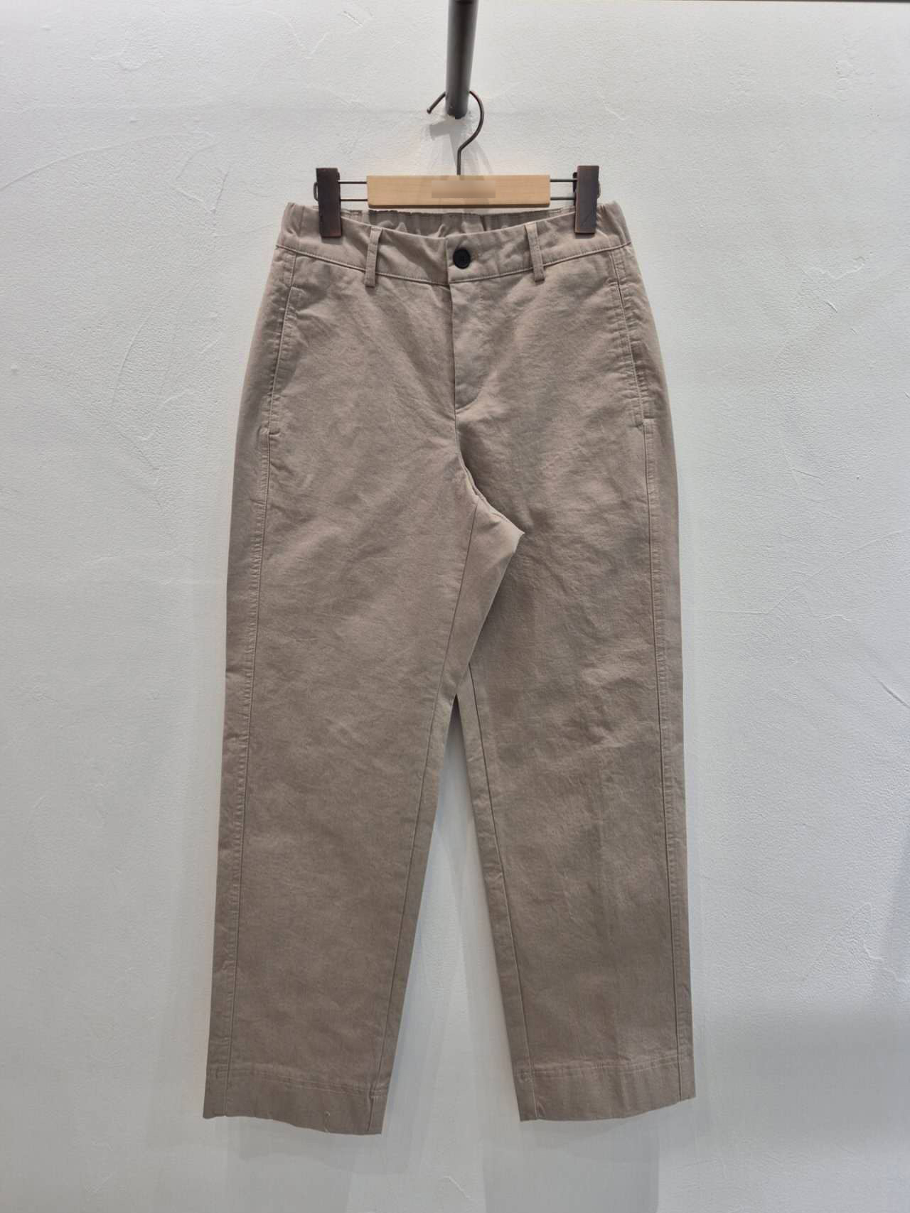 A55.水洗褲家後中心車線口袋休閒褲