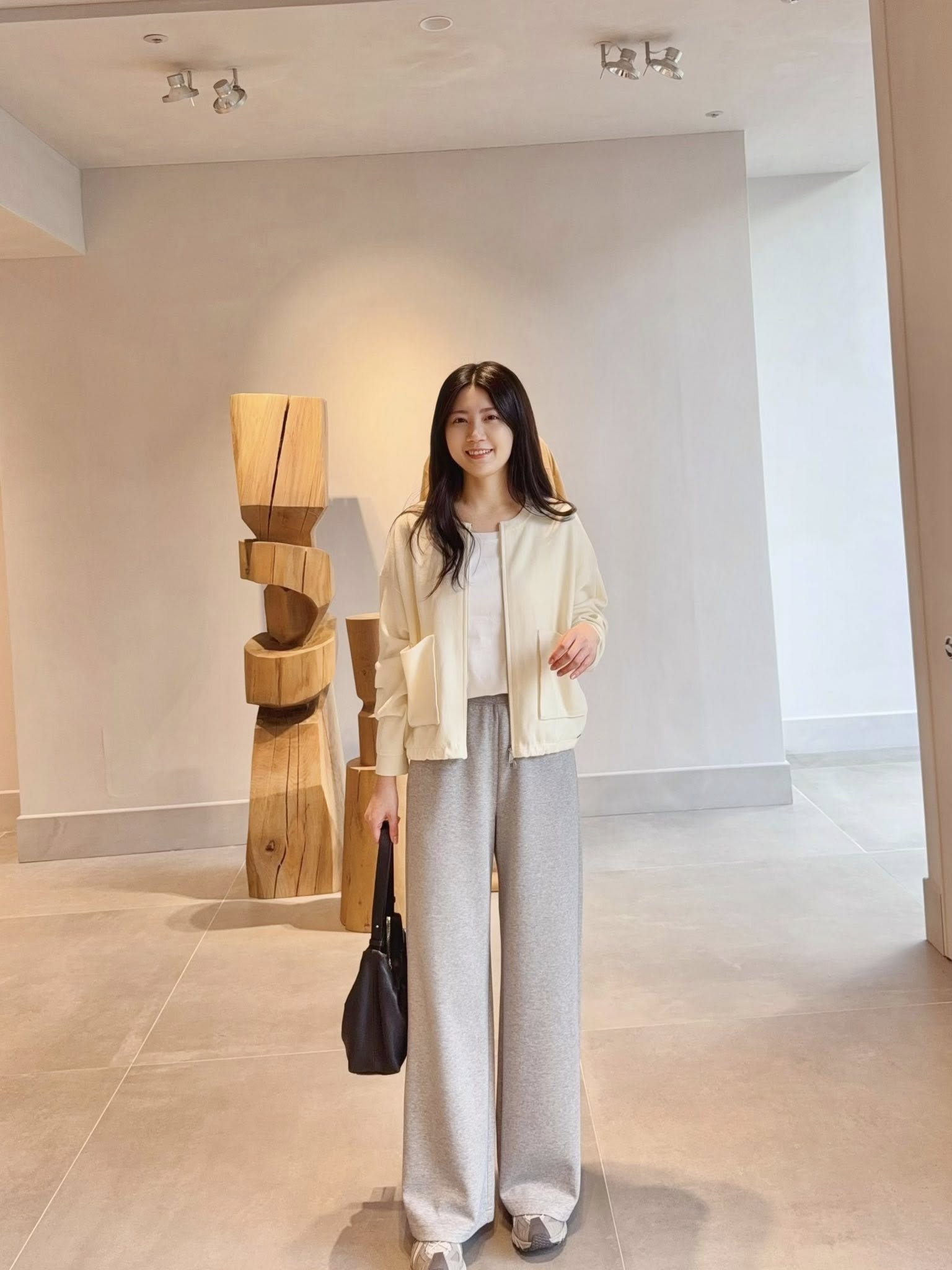 A18.休閒女孩闊腿落地長褲