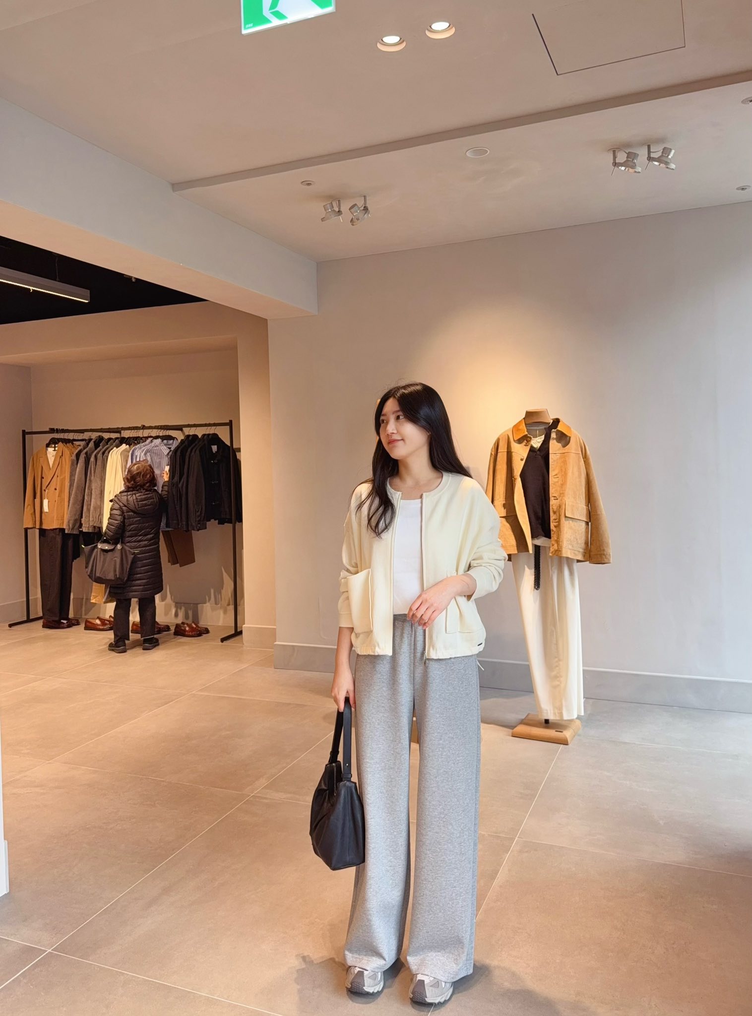 A18.休閒女孩闊腿落地長褲