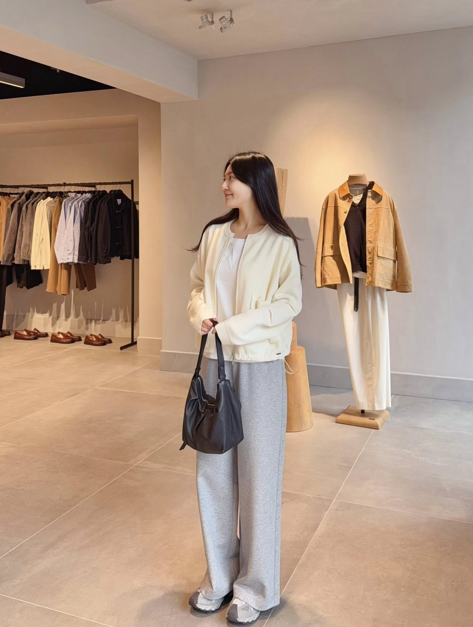 A18.休閒女孩闊腿落地長褲