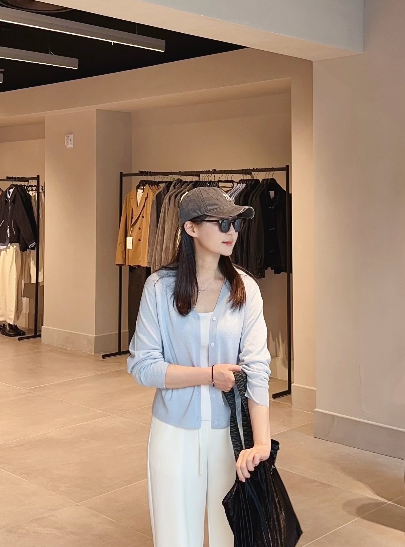 A18.休閒女孩闊腿落地長褲