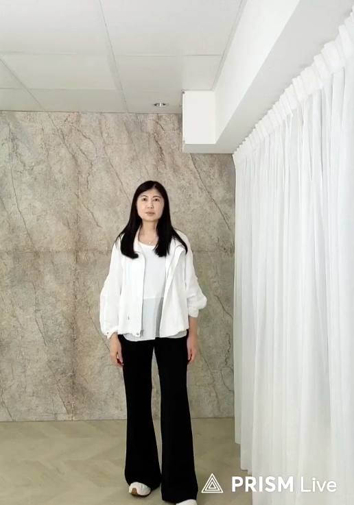 女孩綁繩喇叭休閒長褲