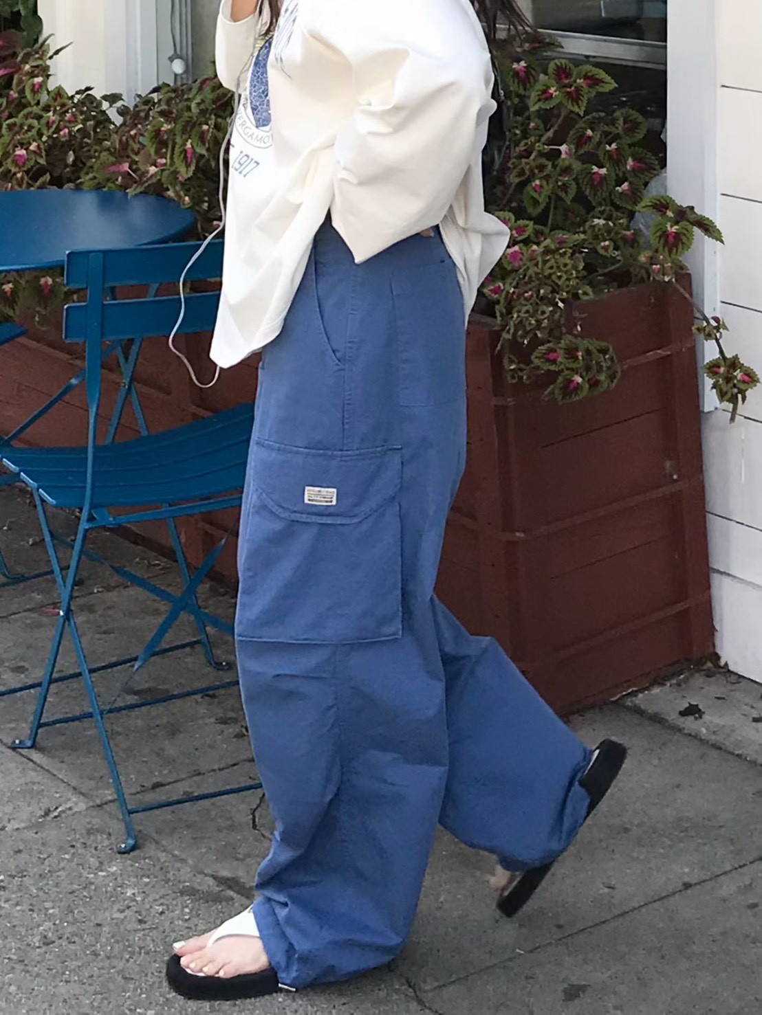 A89.小V家春日休閒工裝褲