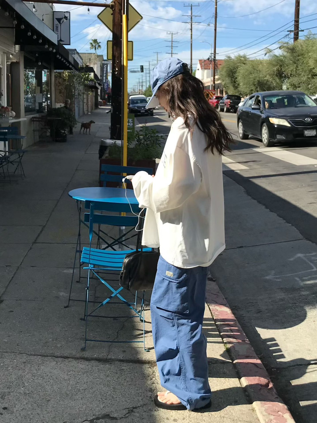 A89.小V家春日休閒工裝褲