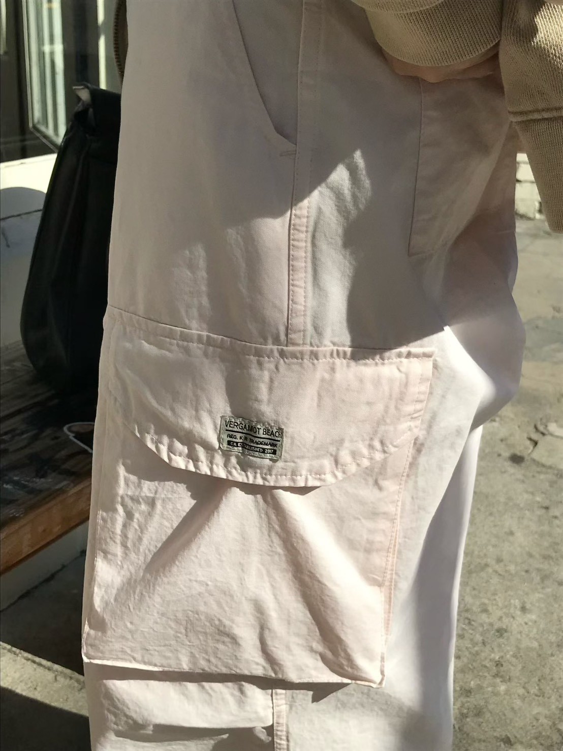 A89.小V家春日休閒工裝褲