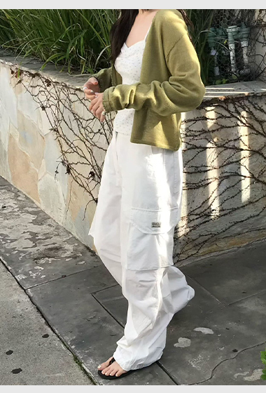 A89.小V家春日休閒工裝褲