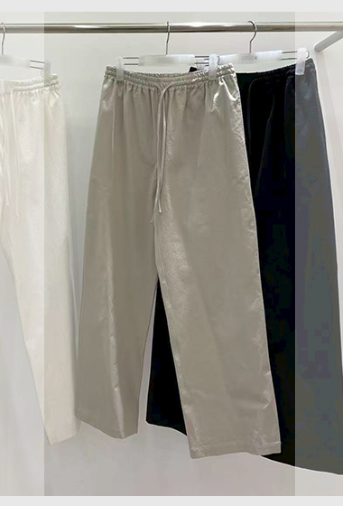 B43.G牌自在鬆緊腰長褲