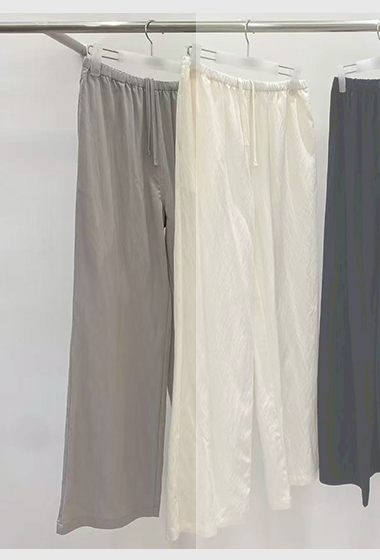 B40.G牌綁帶飄逸長褲