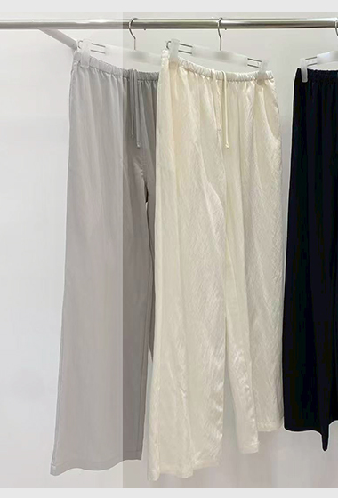 B40.G牌綁帶飄逸長褲