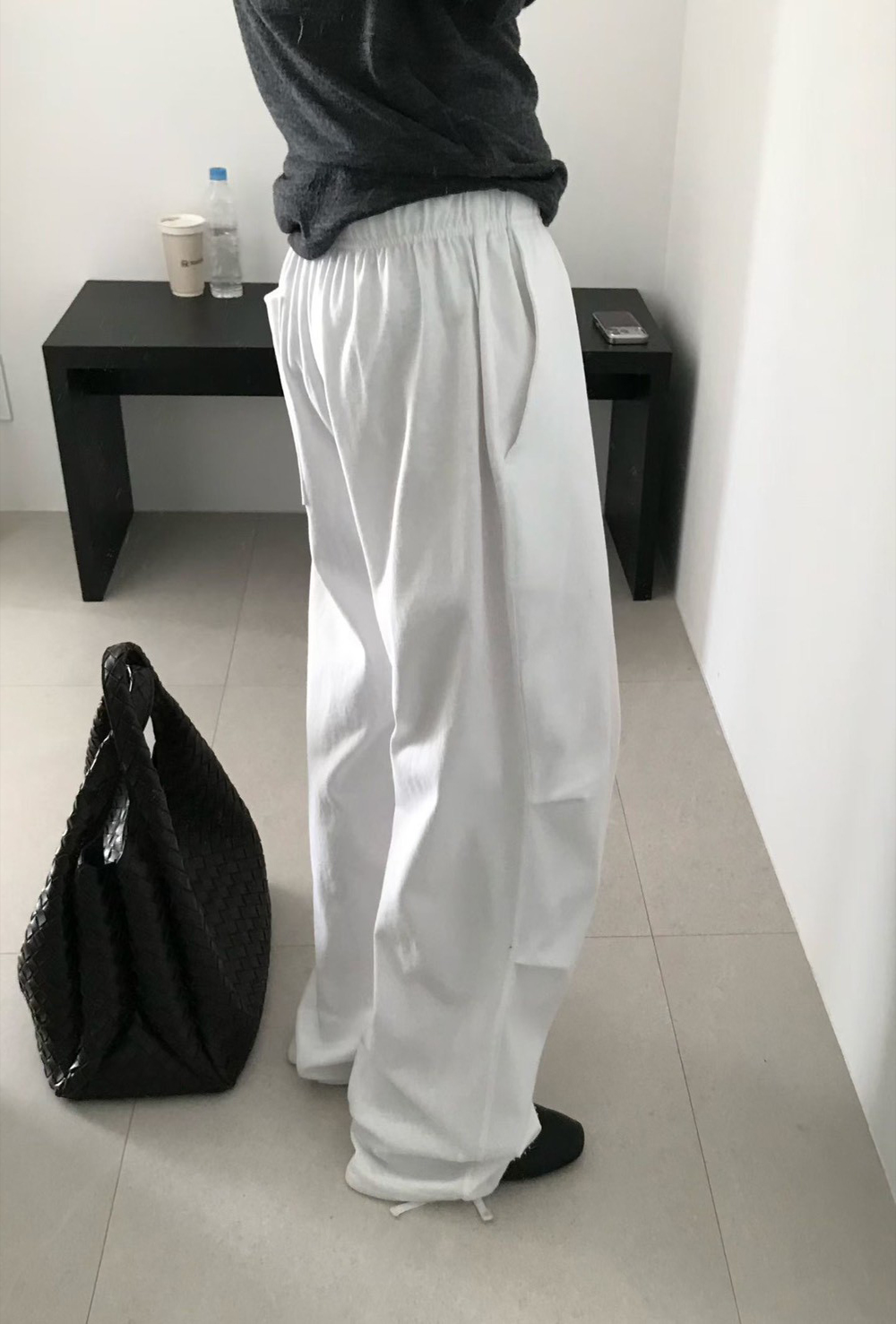 B56.小V家特殊抓褶休閒褲