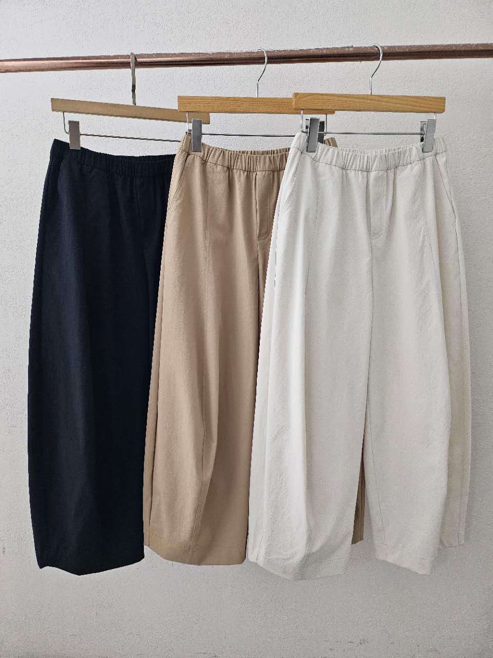 B114.星星家俏皮花苞寬褲