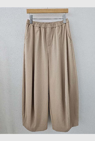 B114.星星家俏皮花苞寬褲