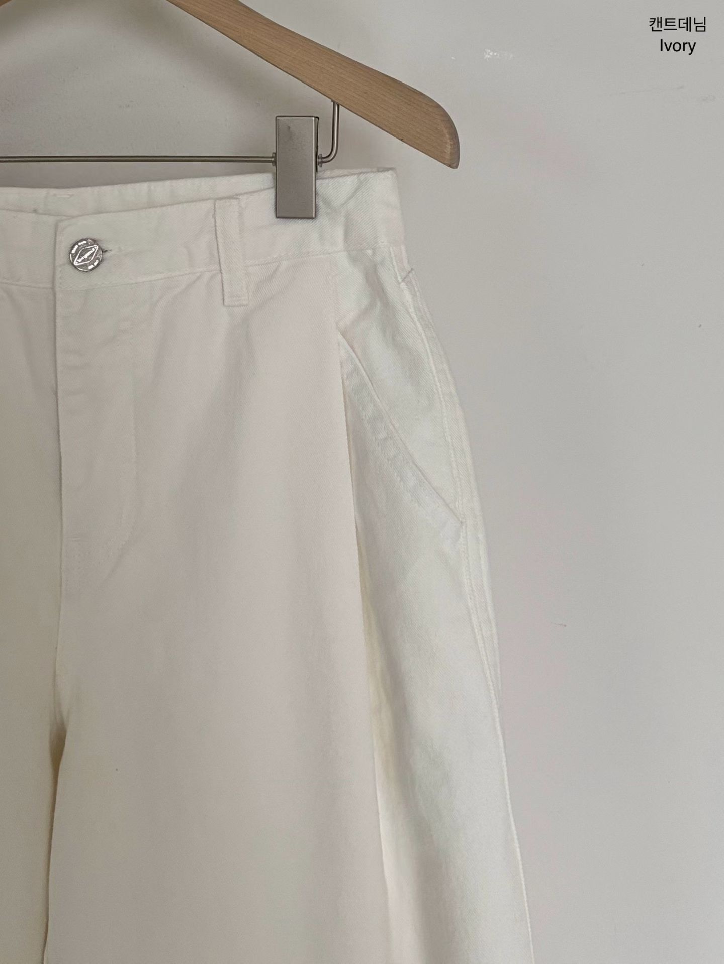 B75.小V家都會前壓褶長褲