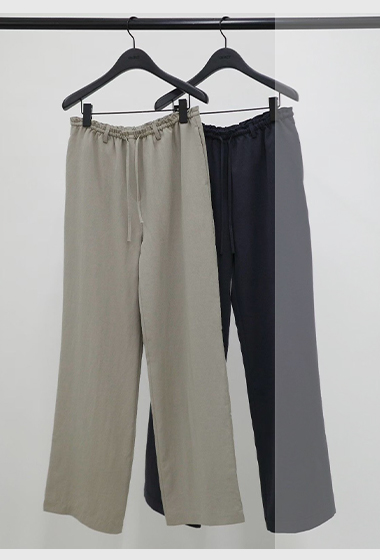 B97.纖瘦家天絲綁帶長褲