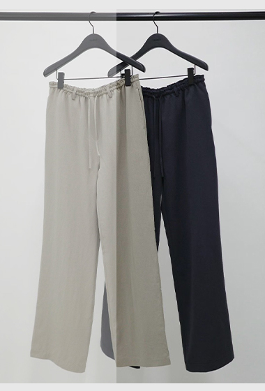 B97.纖瘦家天絲綁帶長褲