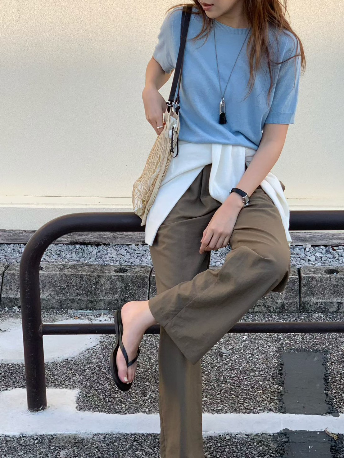 B32.大V家鬆緊腰休閒褲