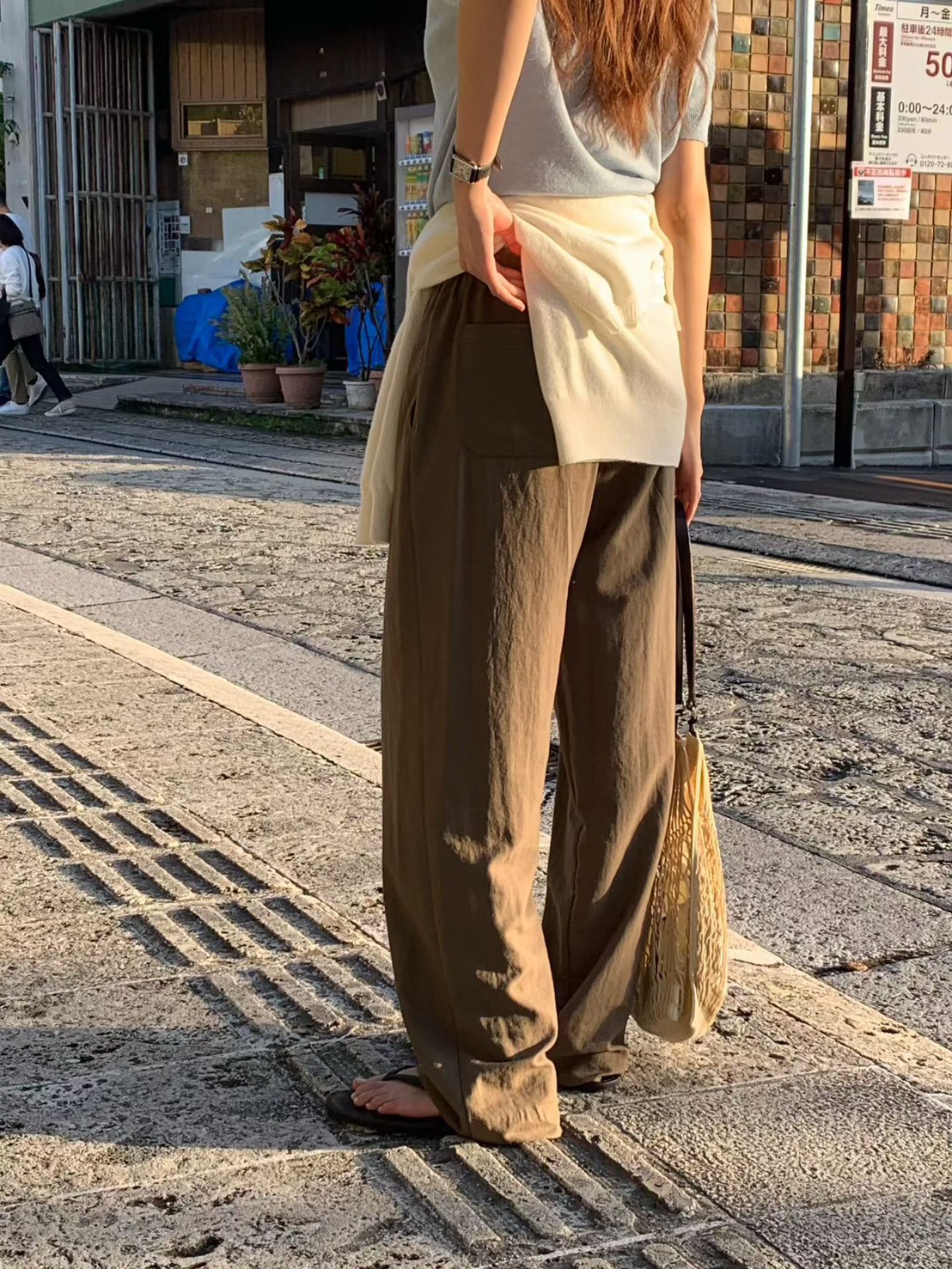 B32.大V家鬆緊腰休閒褲