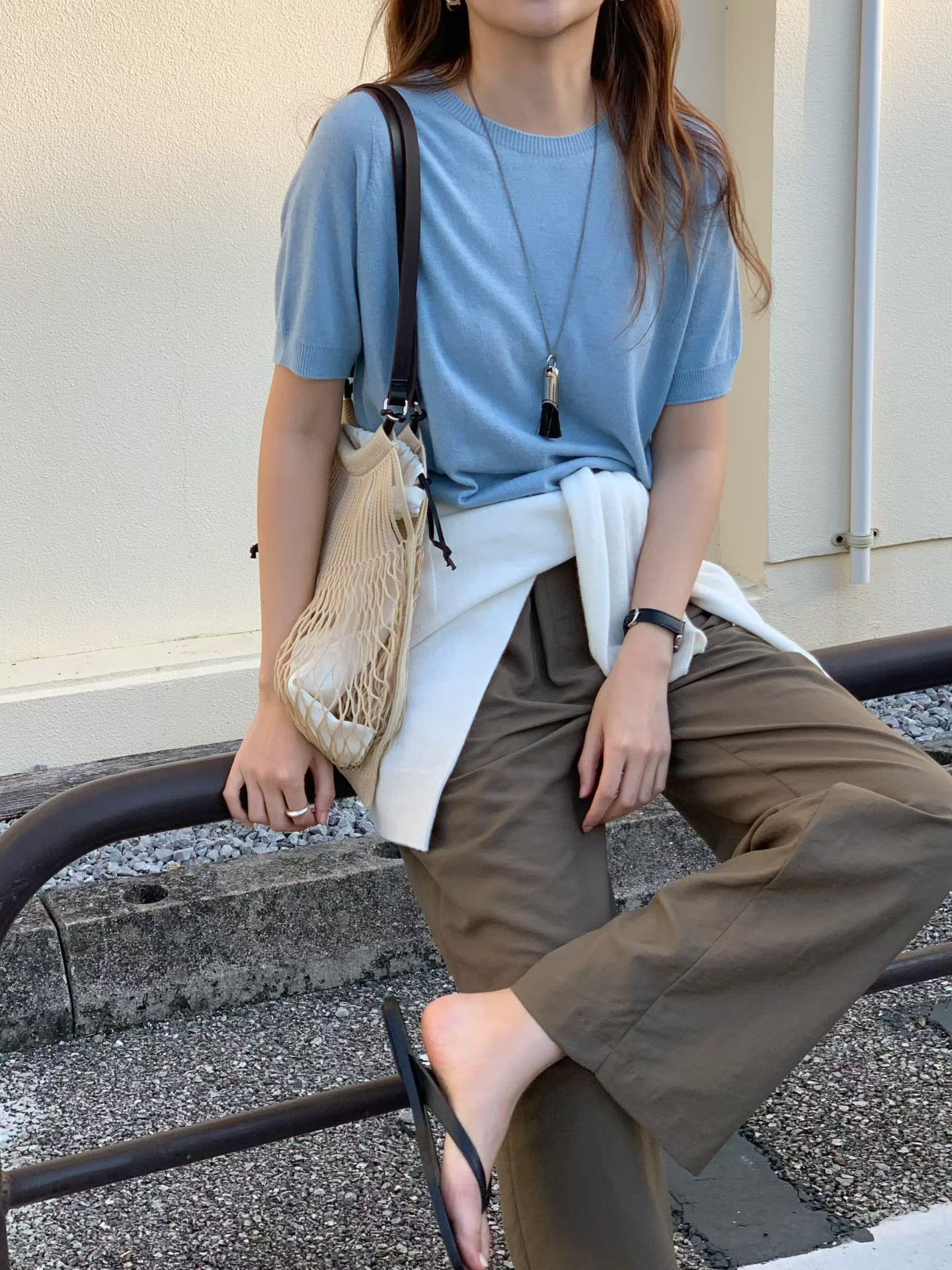 B32.大V家鬆緊腰休閒褲