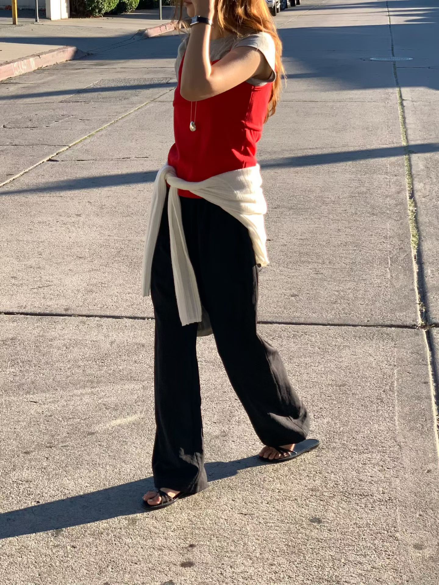 B32.大V家鬆緊腰休閒褲