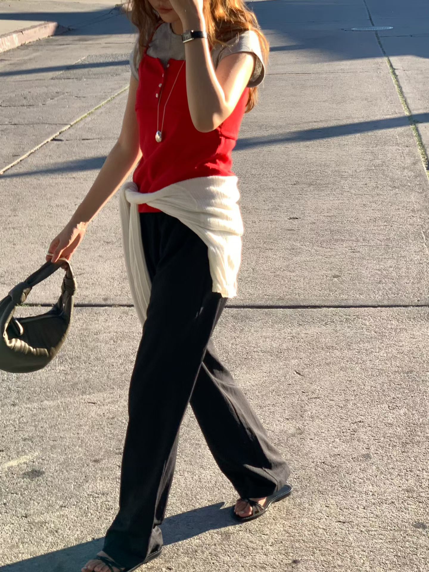 B32.大V家鬆緊腰休閒褲