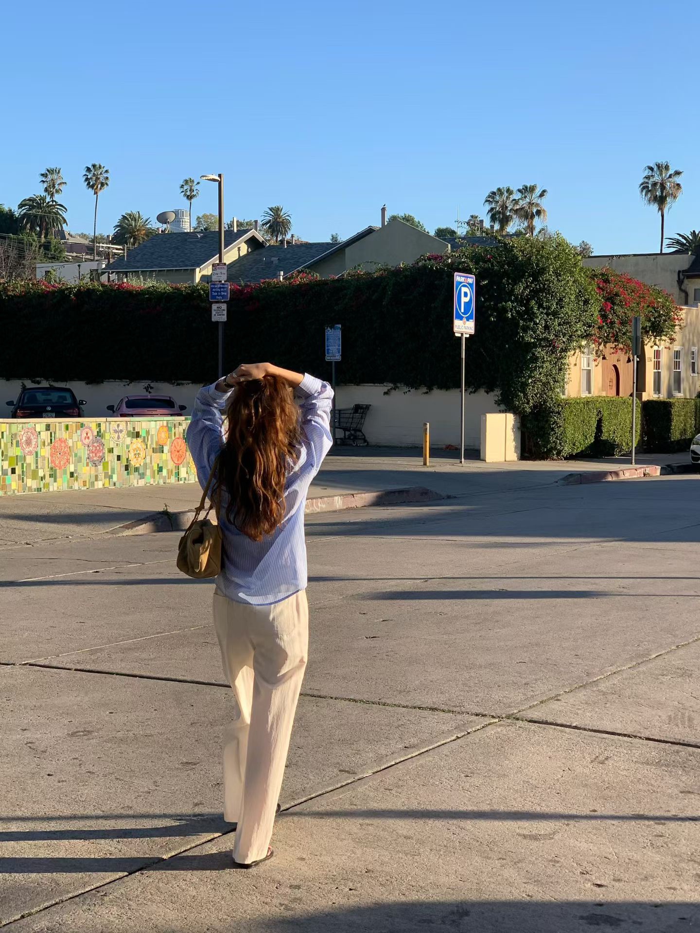 B32.大V家鬆緊腰休閒褲