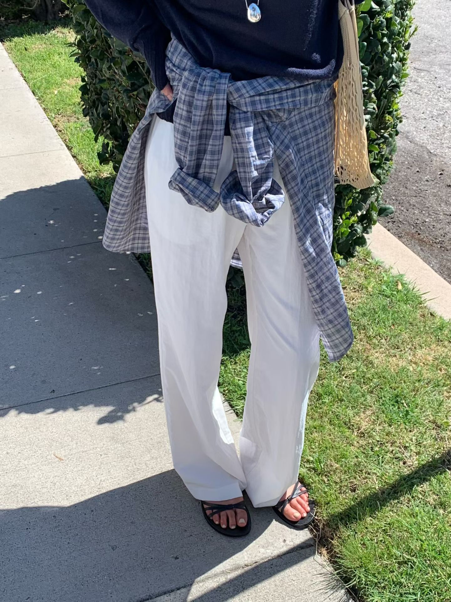 B32.大V家鬆緊腰休閒褲