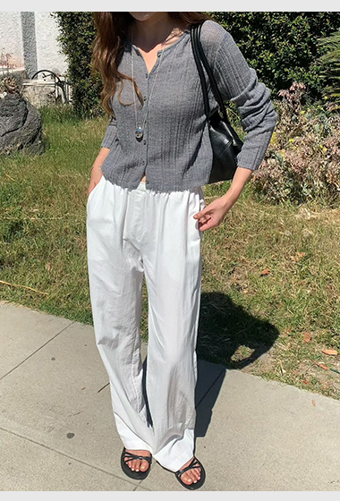 B32.大V家鬆緊腰休閒褲